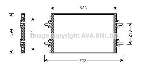 AVA QUALITY COOLING Lauhdutin, ilmastointilaite RTA5294